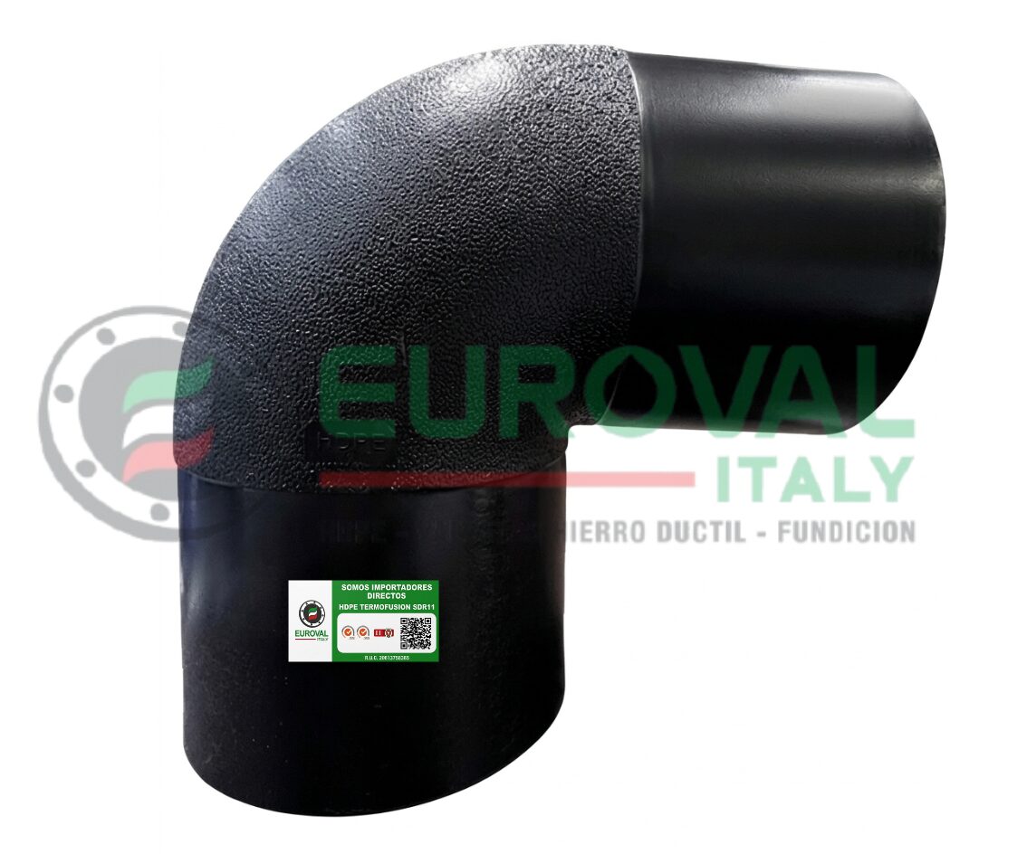 CODO HDPE TERMOFUSION 90°